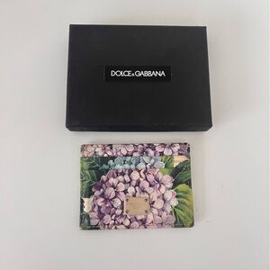 Dolce & Gabbana Card Holder Hydrangea
